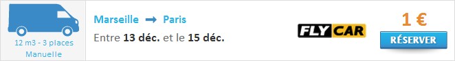 LuckyLoc exemple de trajet aller simple