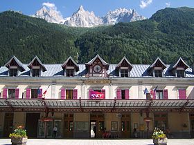 photo Chamonix Mont Blanc Gare SNCF