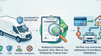 Visualisation sur les assurances location d'un camion