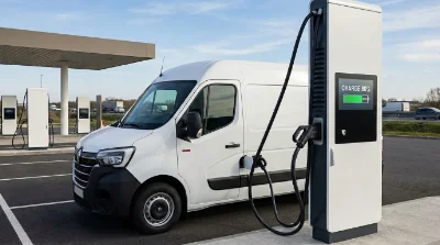 Recharge d'un camion électrique