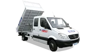 location Camion Benne Double Cabine Automatique Montévrain