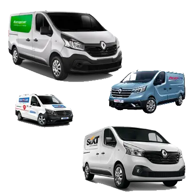 exemples de camionnettes et fourgonnettes d'un volume de 6m3